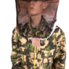 Bluza pszczelarska z kapeluszem XXL, moro zieleń-beż